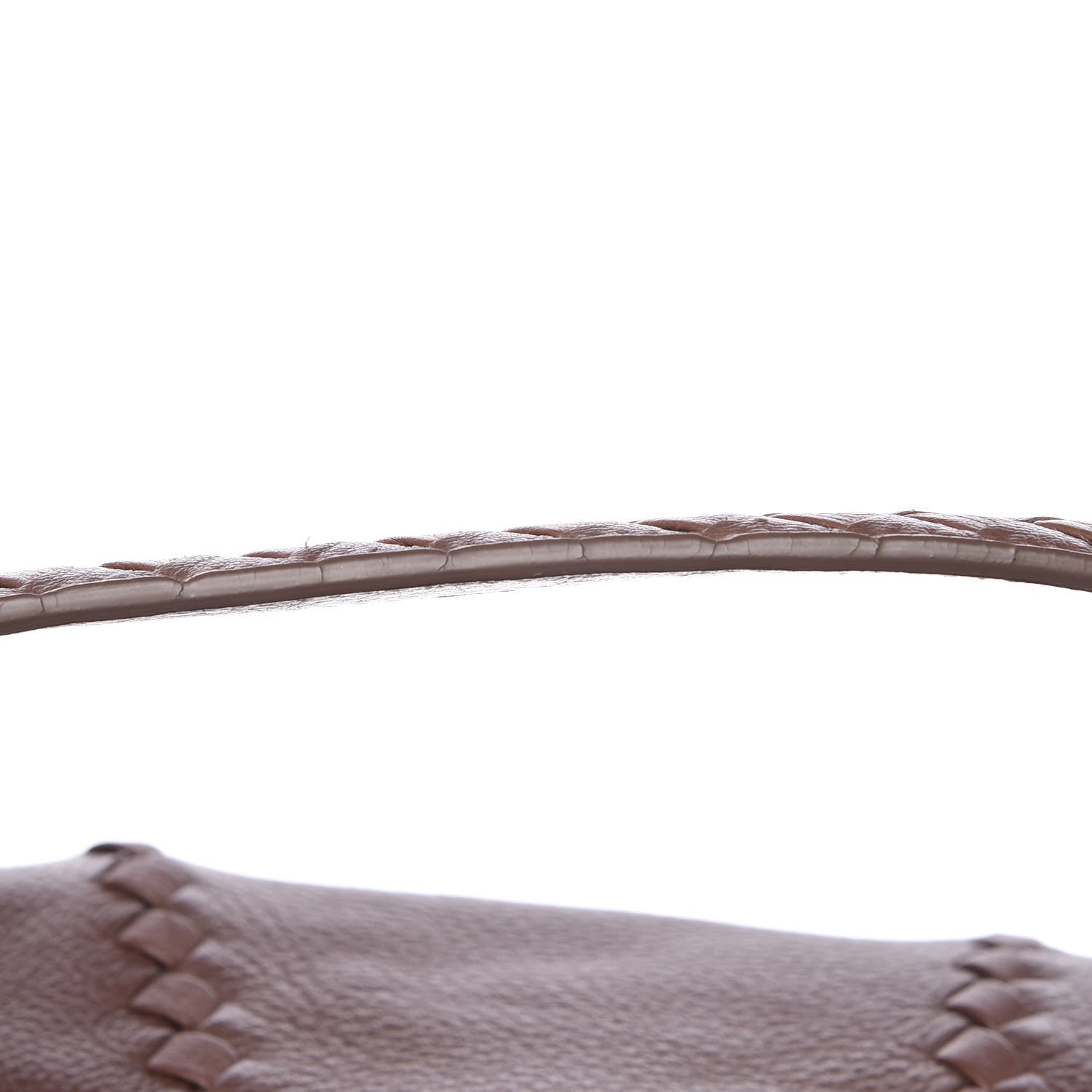 Bottega Veneta Washed Cervo Deerskin Loop Hobo Bag Elephant 10 of 16