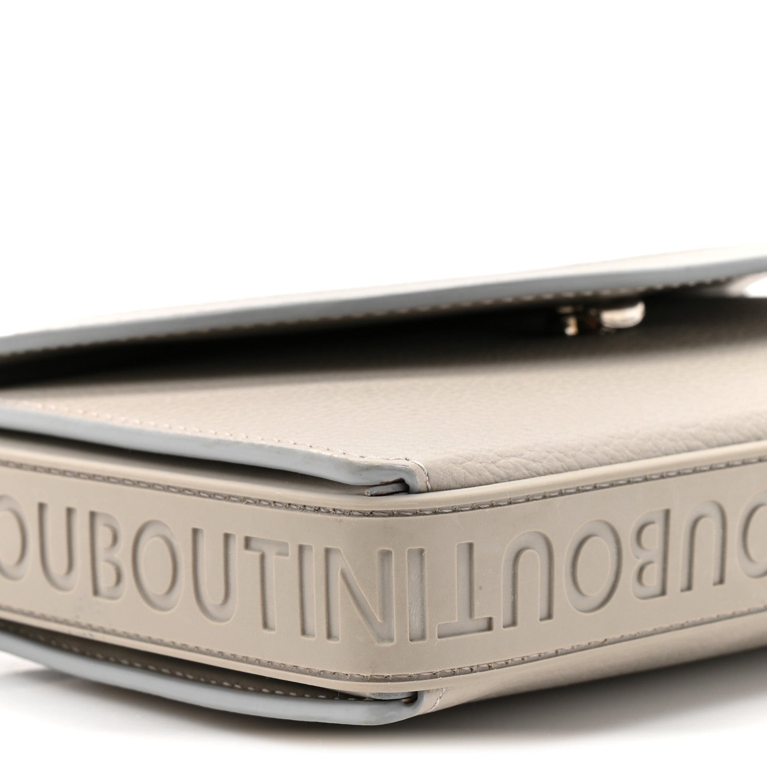 Christian Louboutin Calfskin Explorafunk Wallet On Strap Goose 9 of 13