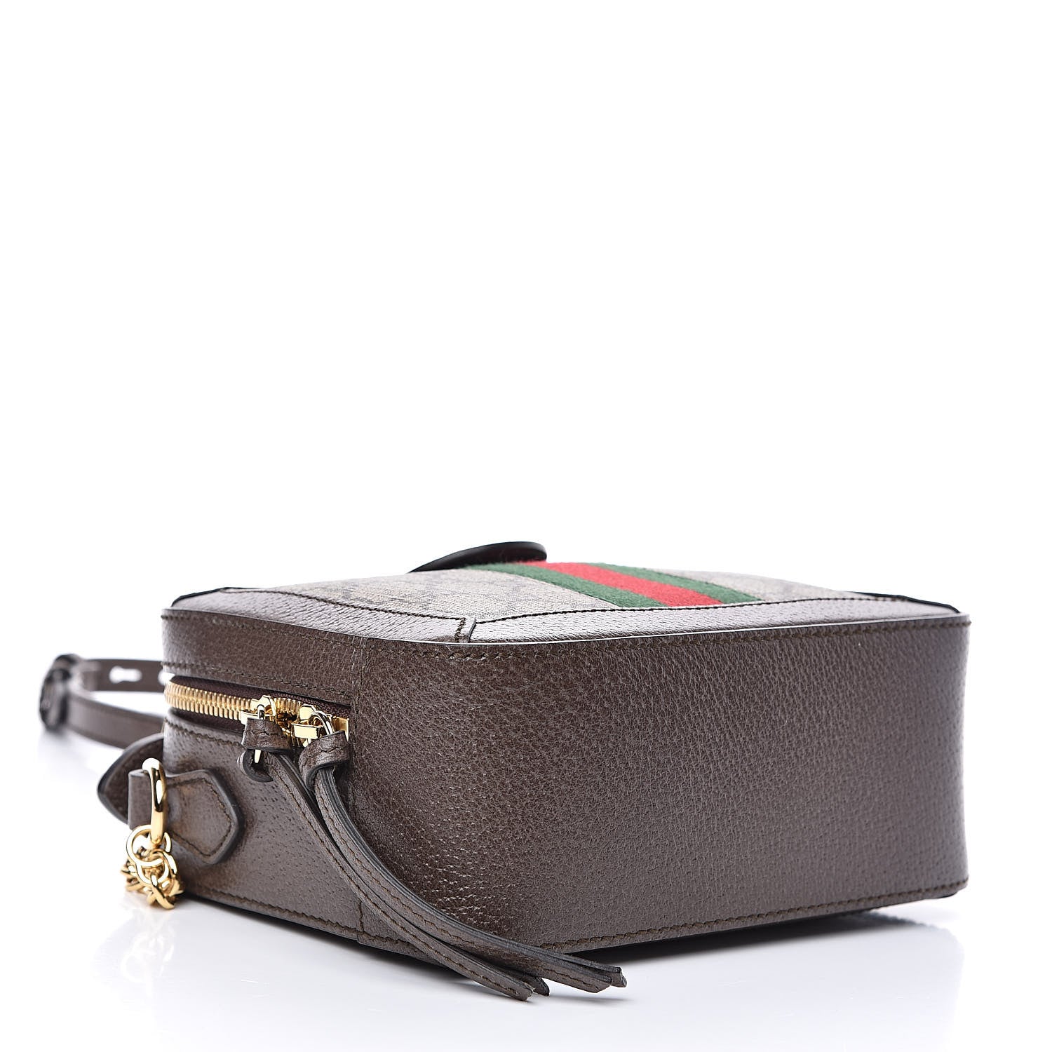 Gucci GG Supreme Monogram Mini Ophidia Top Handle Shoulder Bag Brown 4 of 10