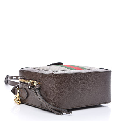 Gucci GG Supreme Monogram Mini Ophidia Top Handle Shoulder Bag Brown 4 of 10