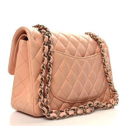 Chanel Lambskin Quilted Small Double Flap Light Pink 3 of 11