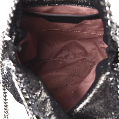 Stella McCartney Chamois Shiny Dotted Mini Falabella Fold Over Tote Ruthenium 6 of 10