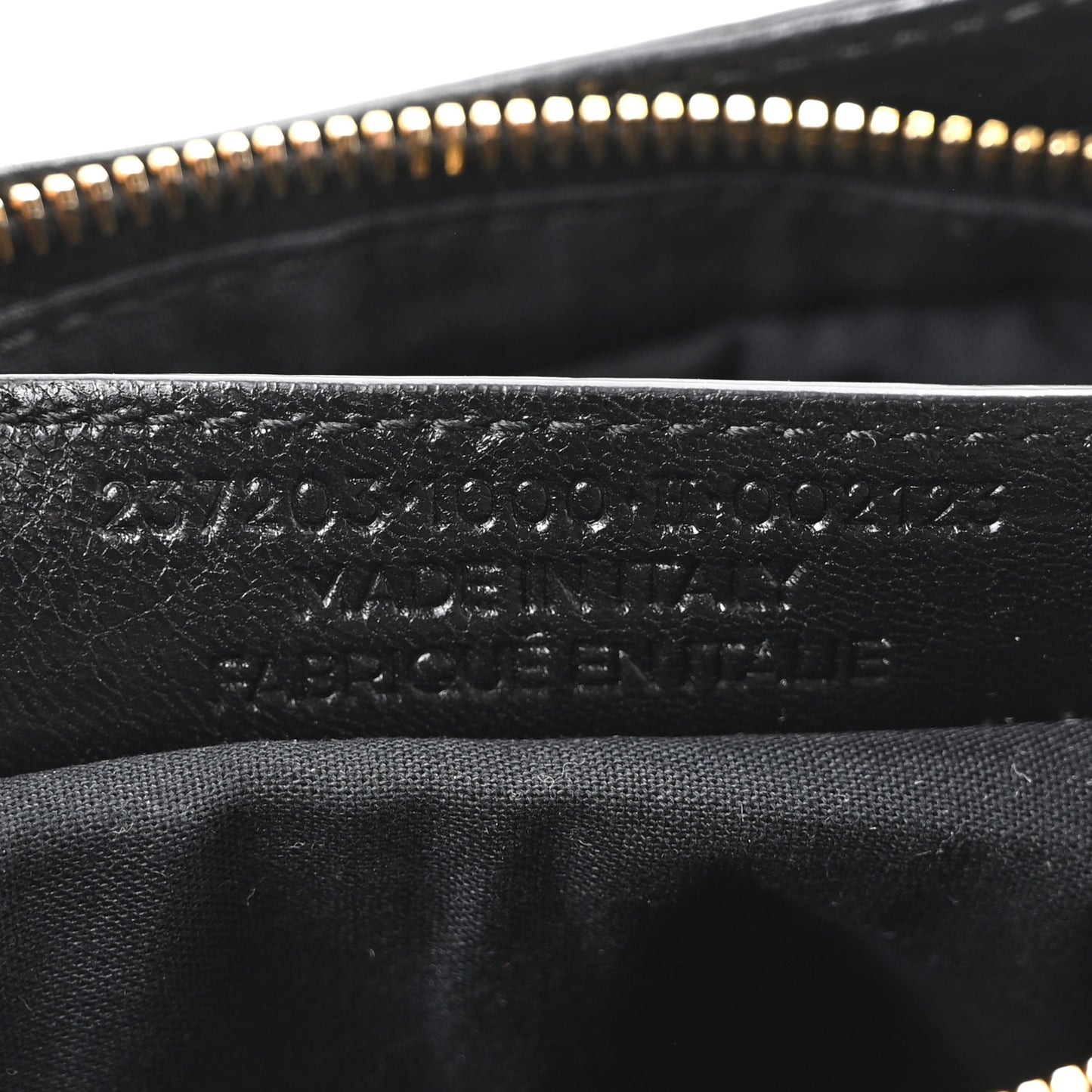 Agneau Giant 12 Gold Hardware Hip Black