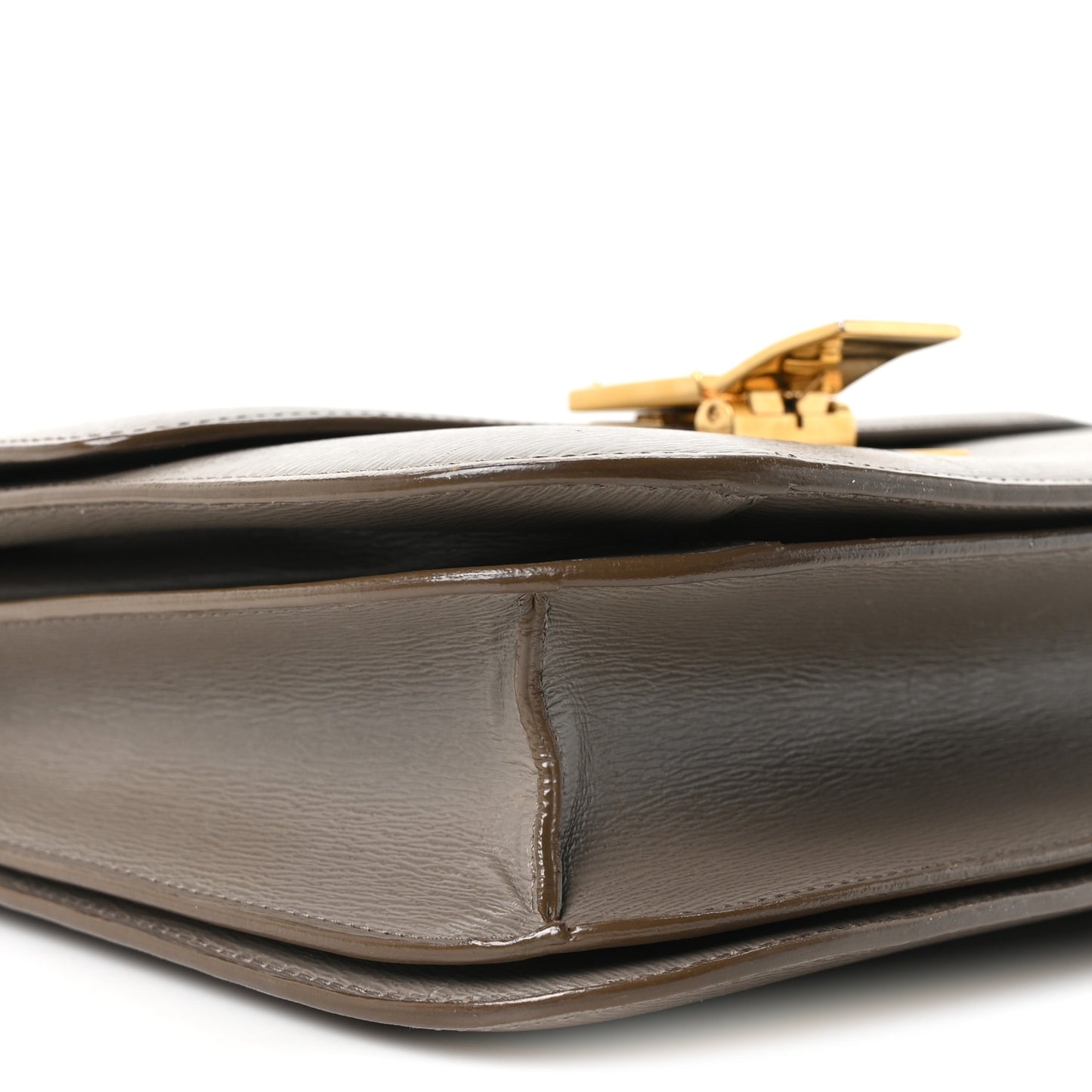 Liege Calfskin Medium Classic Box Flap Bag Souris