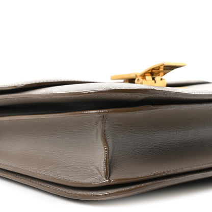 Celine Liege Calfskin Medium Classic Box Flap Bag Souris 10 of 11