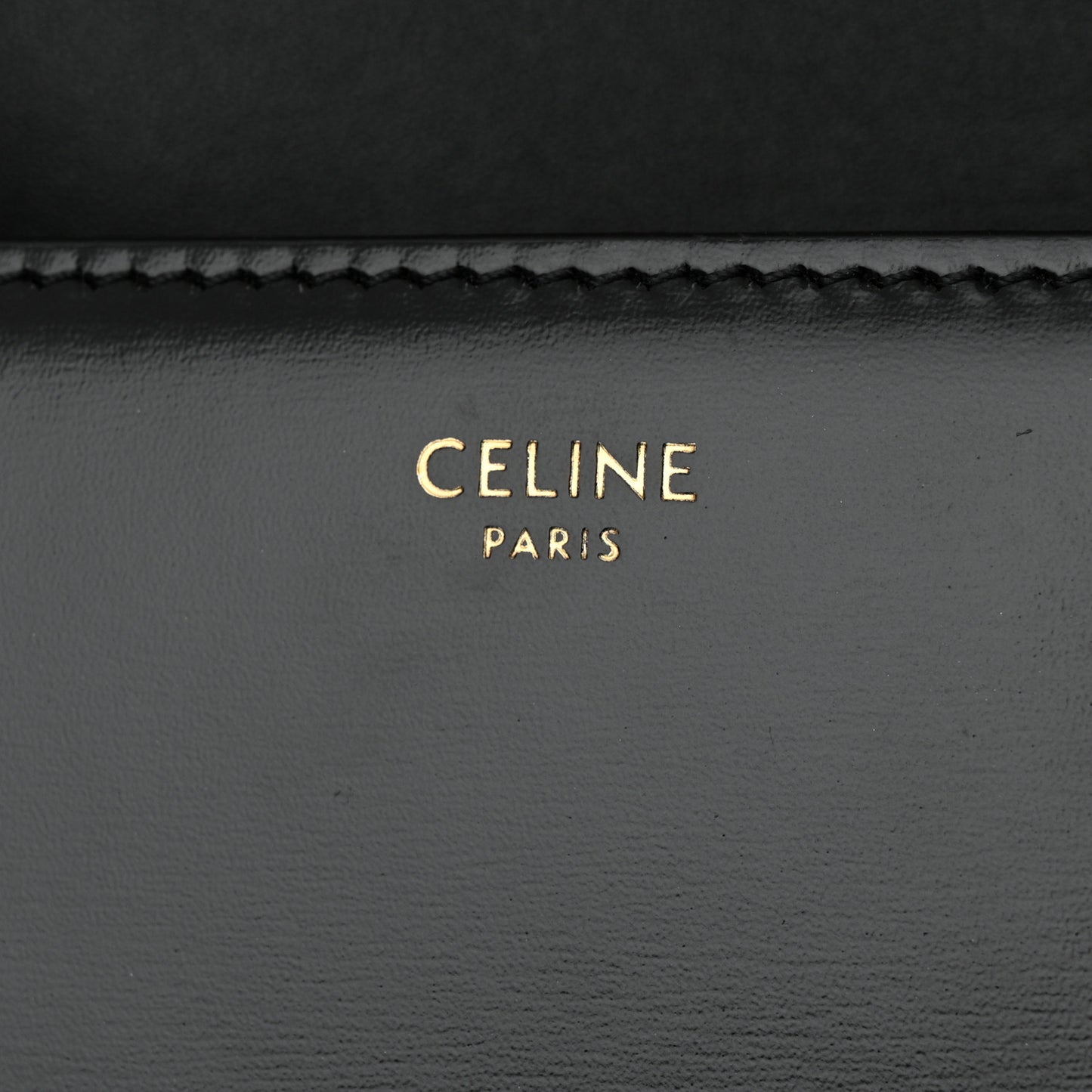 Shiny Calfskin Teen Triomphe Black