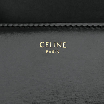 Celine Shiny Calfskin Teen Triomphe Black 6 of 12