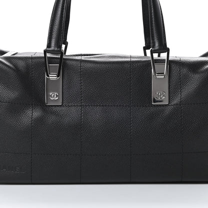 Chanel Caviar Square Stitched Large Tote Black 8 of 13