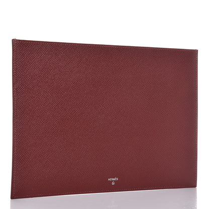 Hermes Epsom Petit H Flat Case Bleu Rouge H 3 of 6