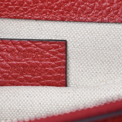 Gucci Dollar Calfskin Crystal Web Medium Dionysus Bamboo Top Handle Bag Hibiscus Red Black Diamond 8 of 8