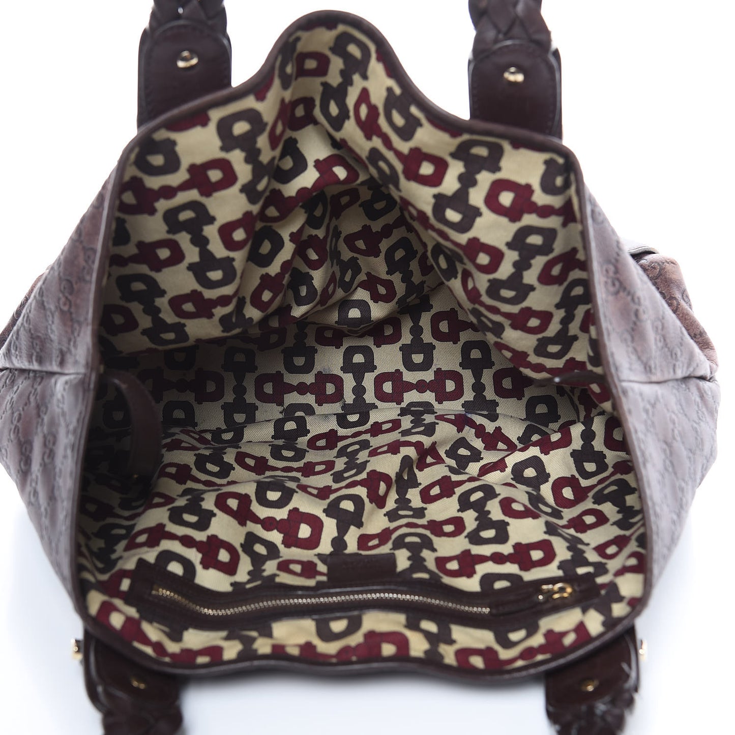 Guccissima Medium Pelham Shoulder Bag Dark Brown