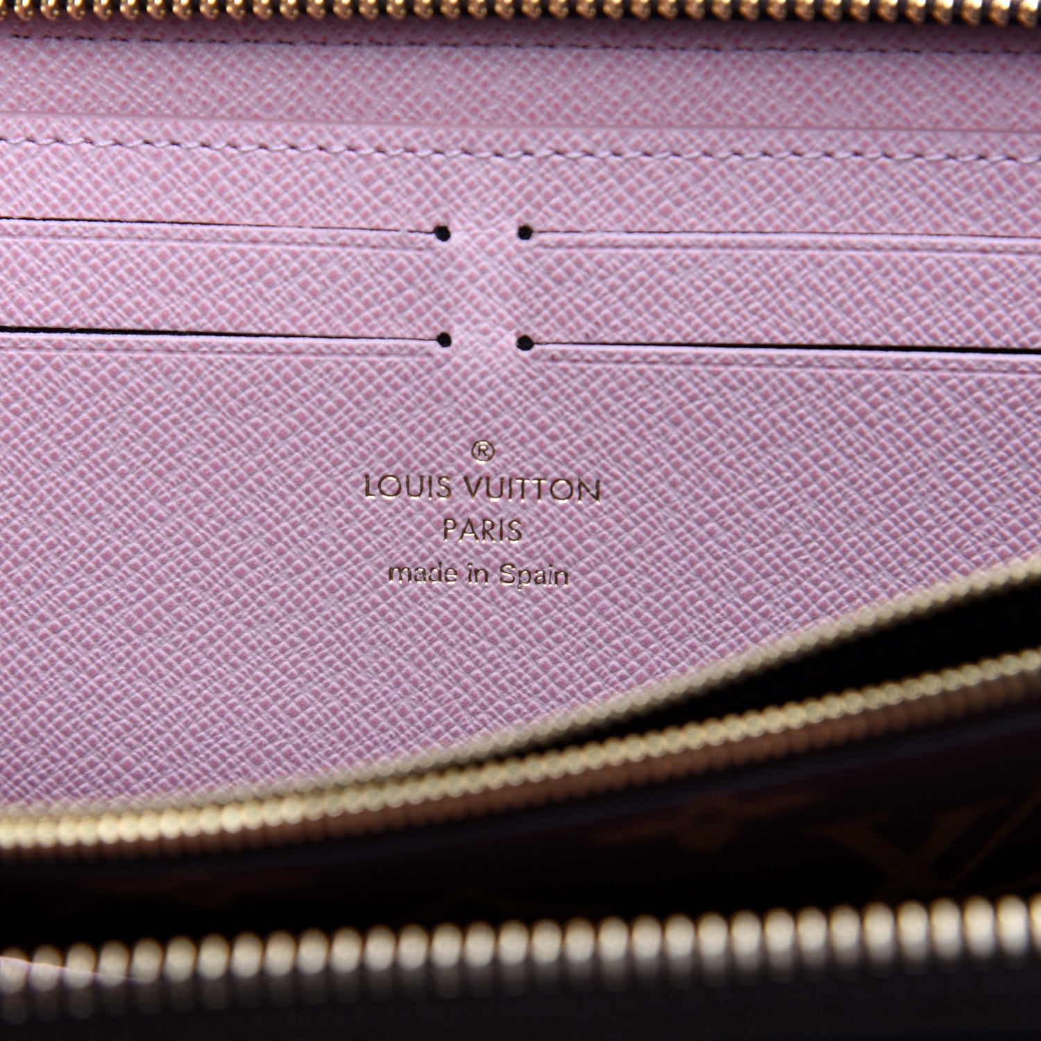 Louis Vuitton Monogram Clemence Wallet Rose Ballerine 8 of 9