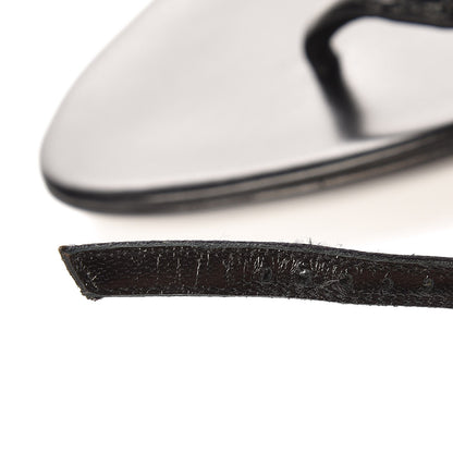 Gucci Lambskin Crystal Lady Bit Thong Sandals 39.5 Black 8 of 10