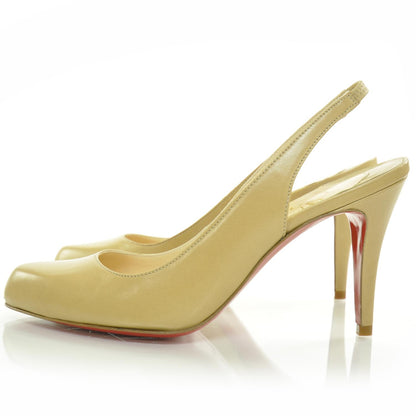 Christian Louboutin Leather O My Sling 100 Slingback Pumps 36 5 of 7