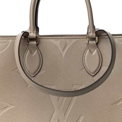 Louis Vuitton Empreinte Monogram Giant Onthego MM Tourterelle 7 of 9