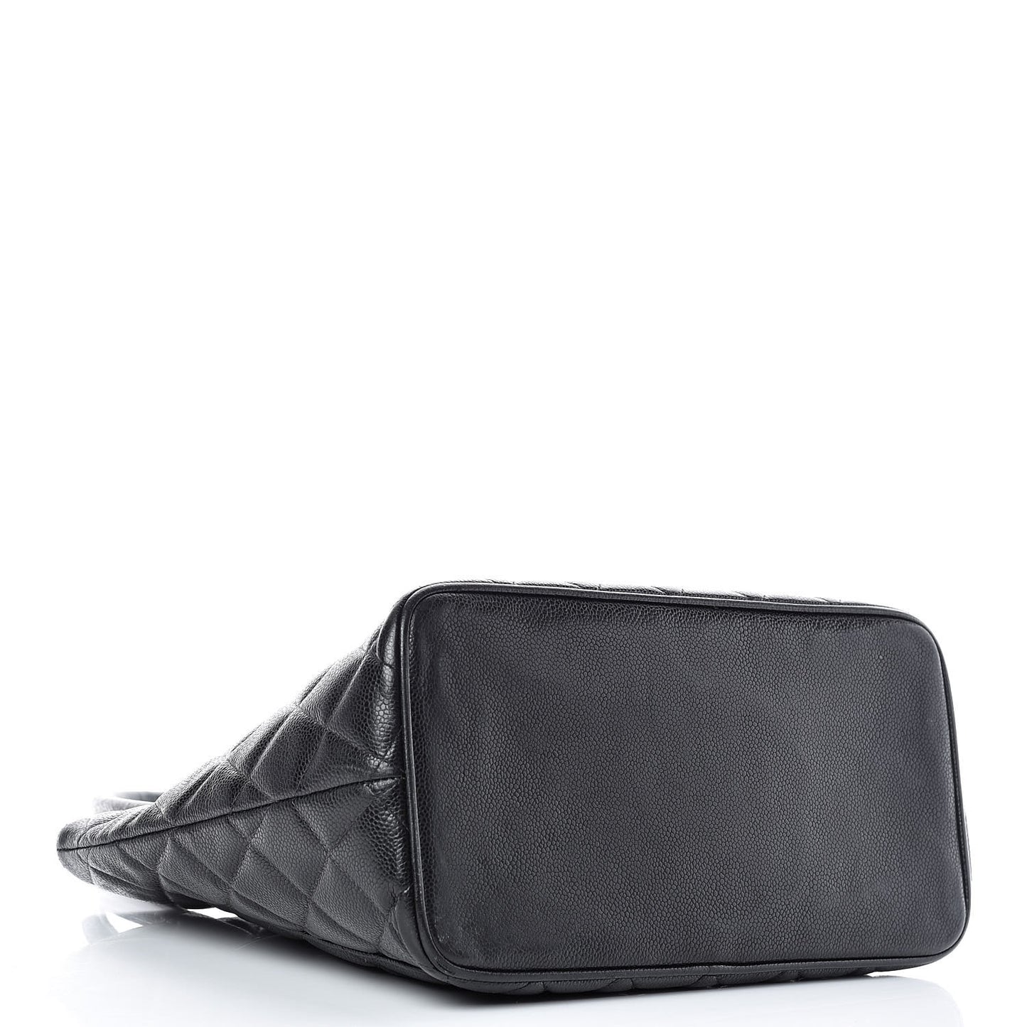 Caviar Quilted Medallion Tote Black