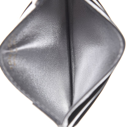 Tom Ford Metallic Calfskin Card Holder Silver 5 of 9