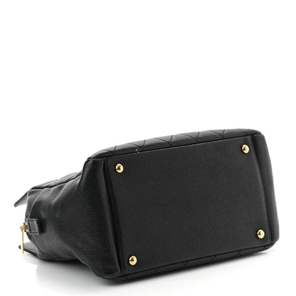 Chanel Caviar Quilted Petit Timeless Tote PTT Black 4 of 10