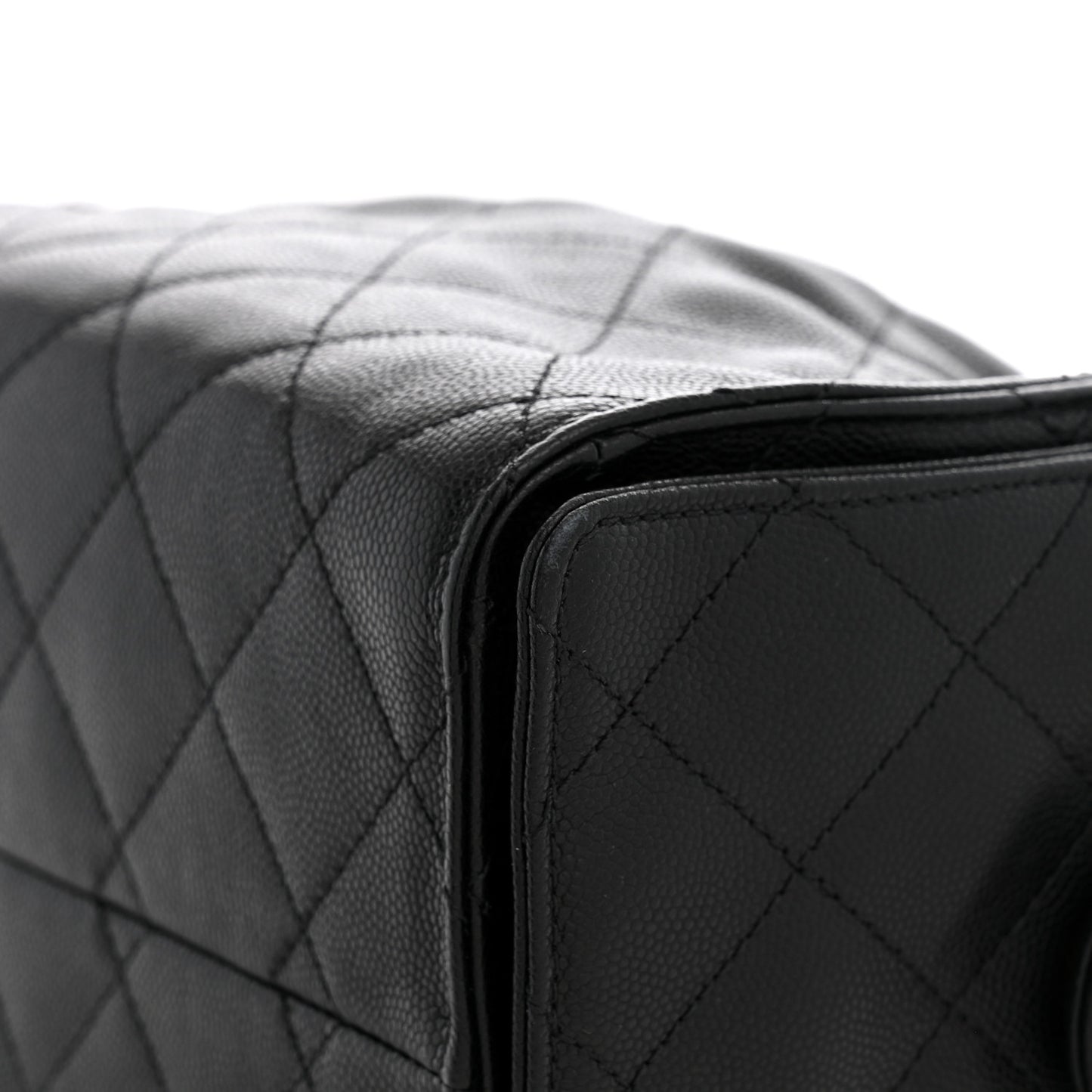 Caviar Quilted Small Chanel 25 Handbag Black