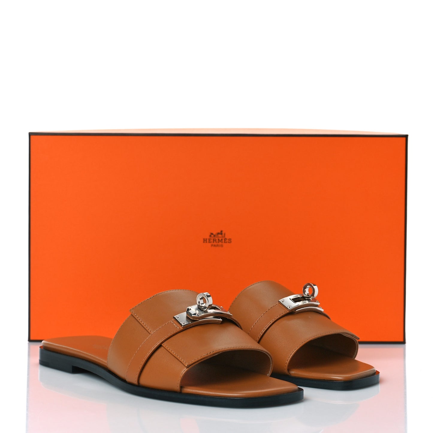Calfskin Giulia Sandals 37 Naturel