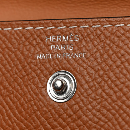Hermes Epsom Kelly Pocket Belt Gold 3 of 5