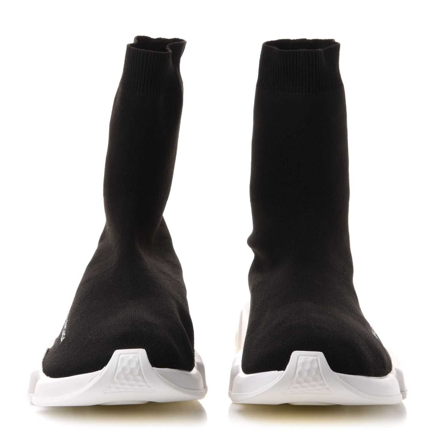 Neoprene Knit Mens Speed Sock Sneakers 41 Black White