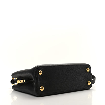 Louis Vuitton Taurillon Capucines BB Black 4 of 8