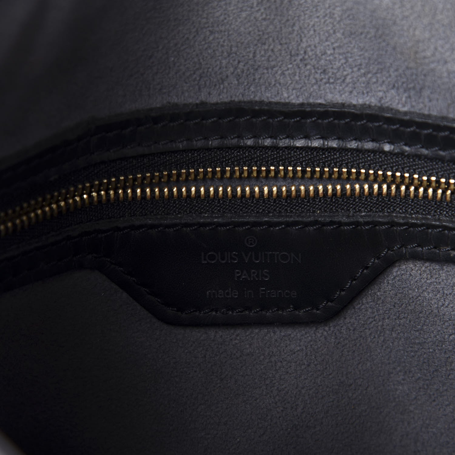 Louis Vuitton Epi Petit Bucket 23 Black 8 of 10