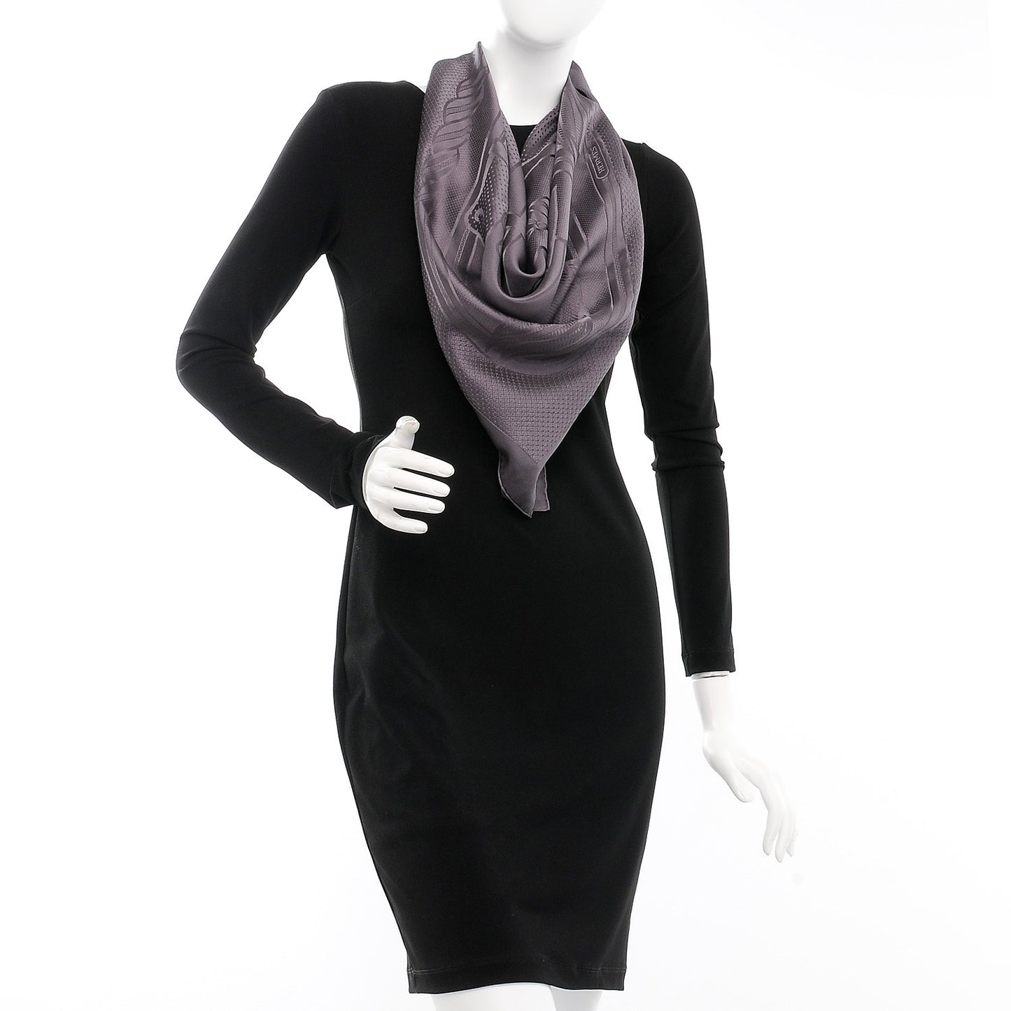Silk Quadrige Scarf 90