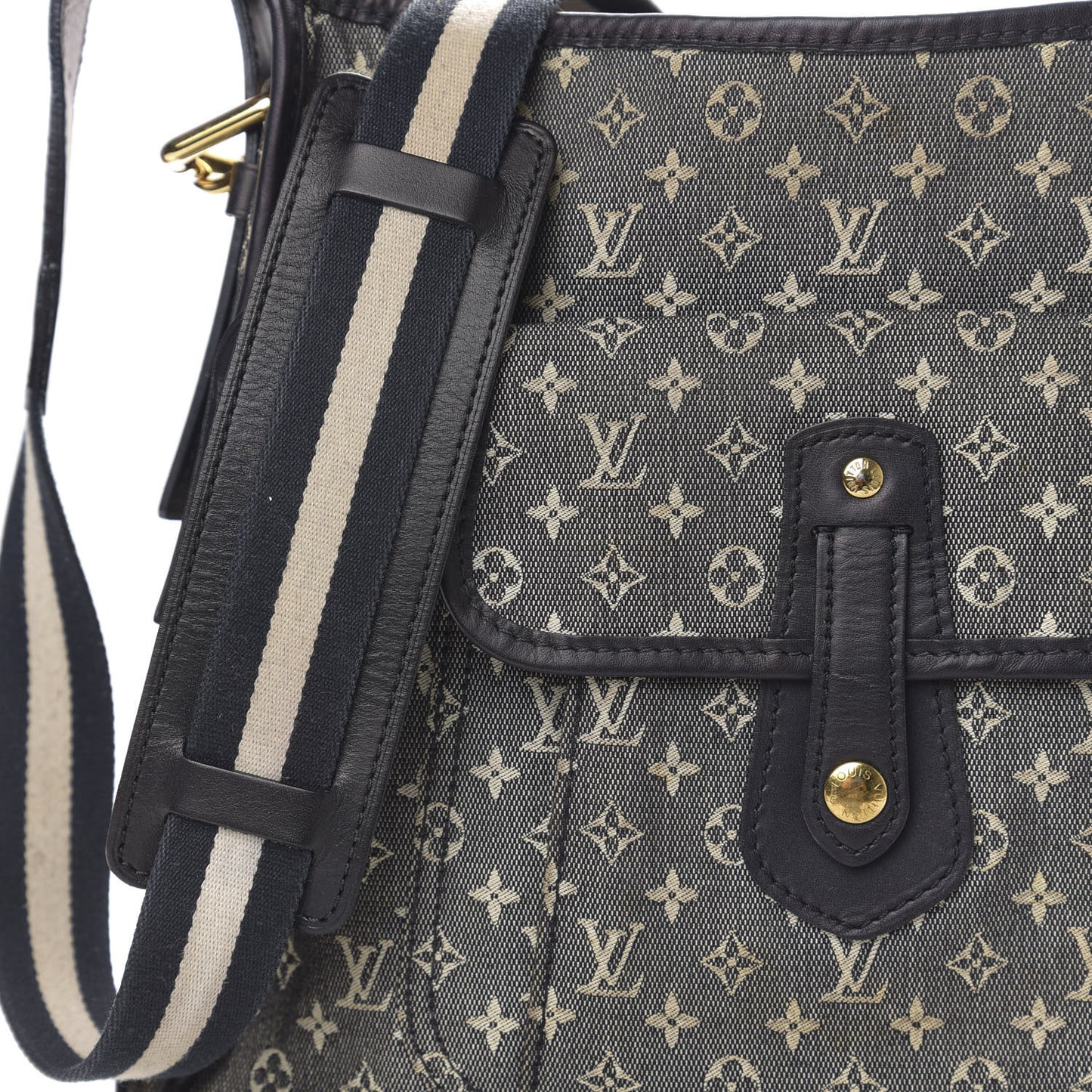 Mini Monogram Besace Mary Kate Black