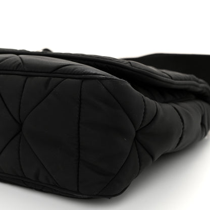 Prada Re-Nylon Quilted Padded Flap Shoulder Bag Black 10 of 11