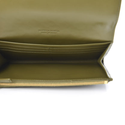 Bottega Veneta Nappa Intrecciato Continental Flap Wallet Mud 5 of 9