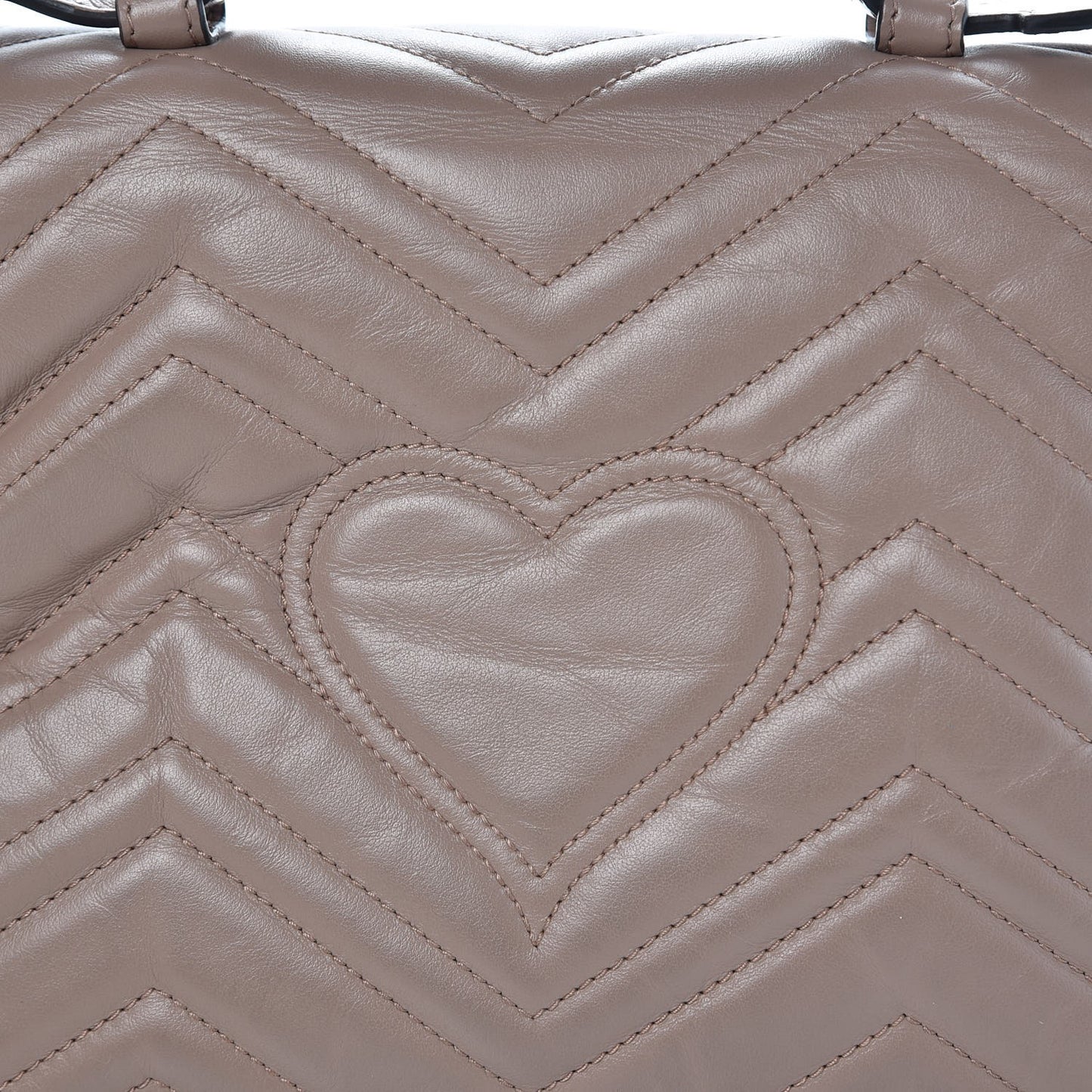 Calfskin Matelasse Small GG Marmont Top Handle Shoulder Bag Porcelain Rose