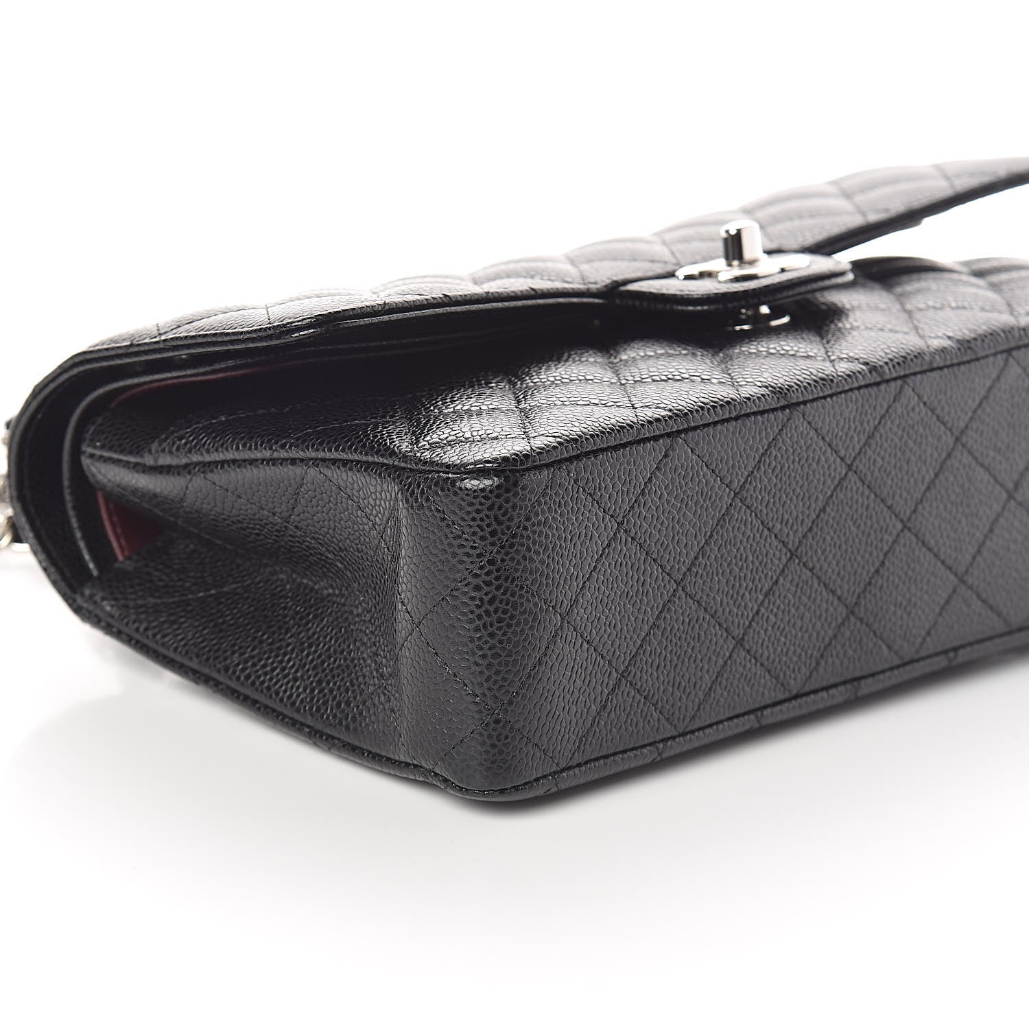 Chanel Caviar Quilted Medium Double Flap Black 8 of 9