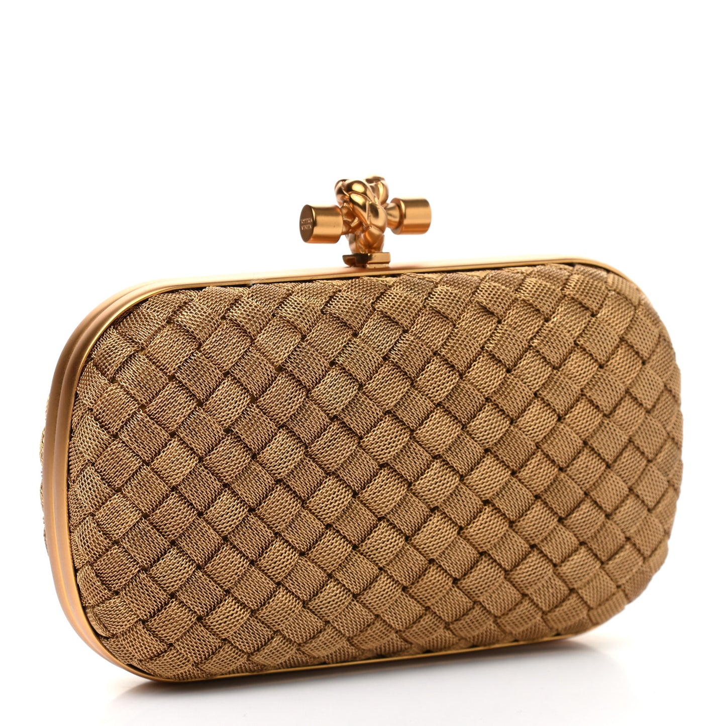 Intreccio Oro Bruciato Knot Clutch
