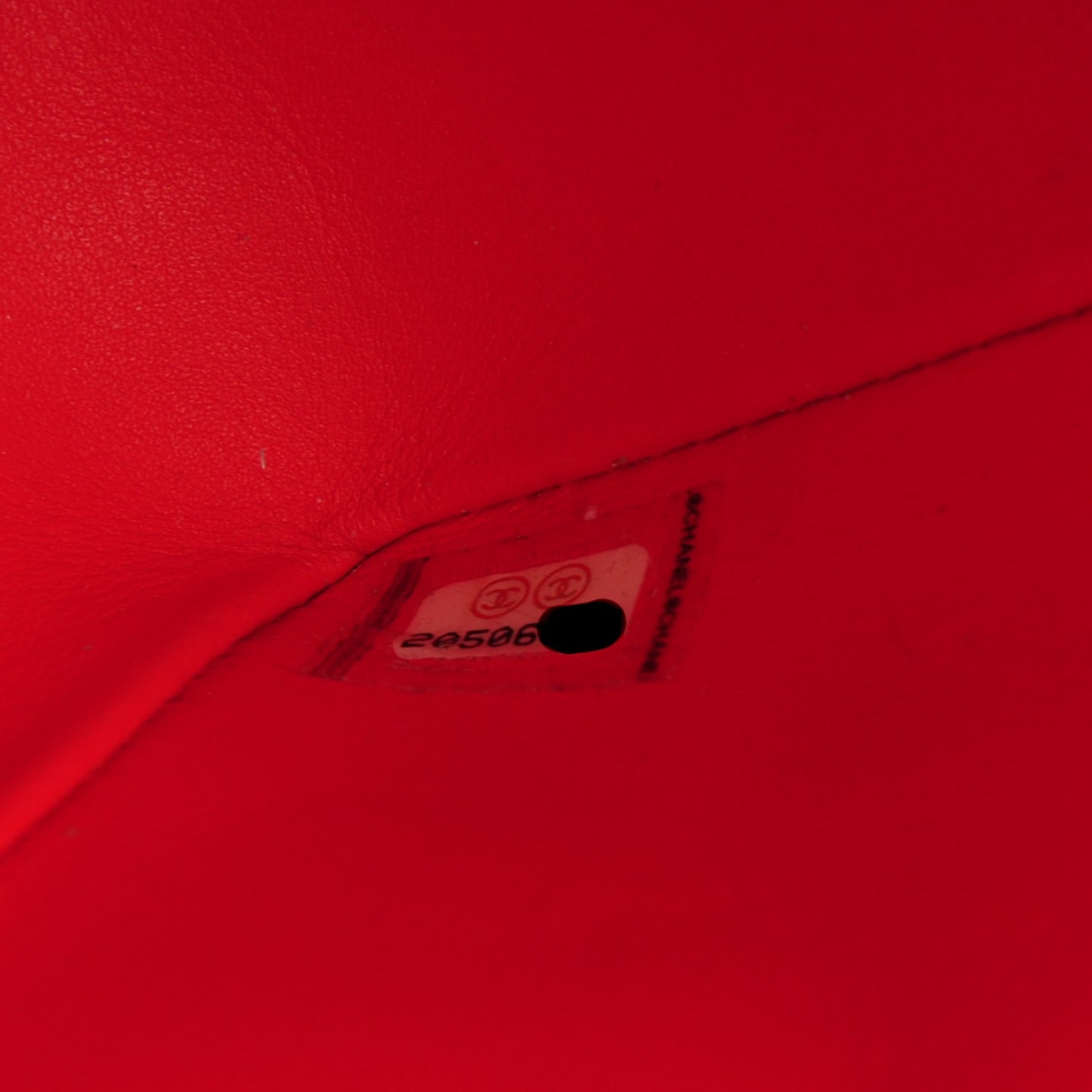 Python Mini Rectangular Flap Red