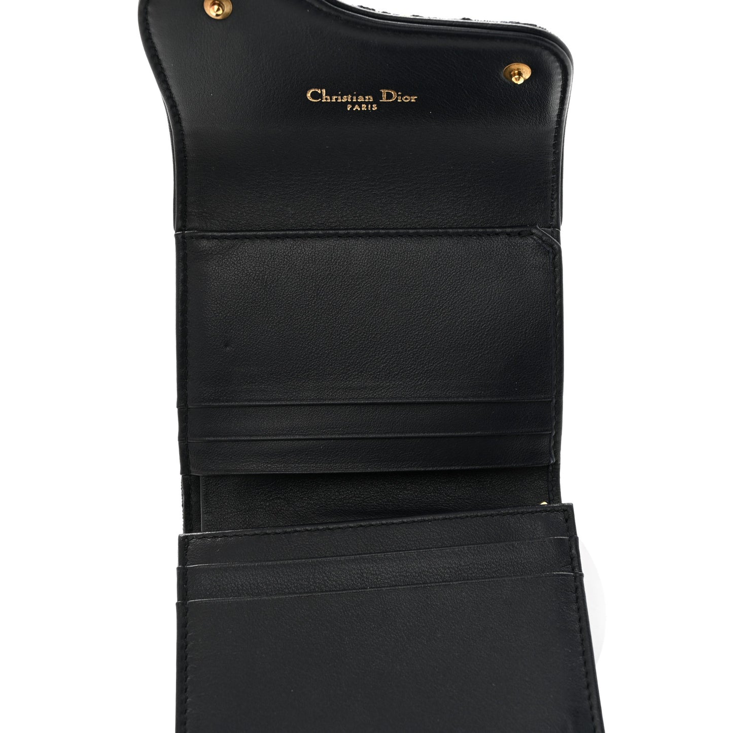 Oblique Saddle Lotus Wallet Blue