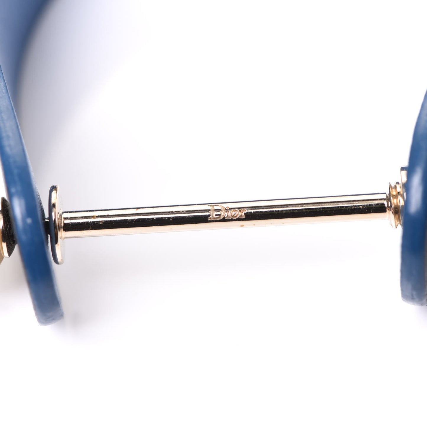 Calfskin Pearl Bracelet S Black Blue