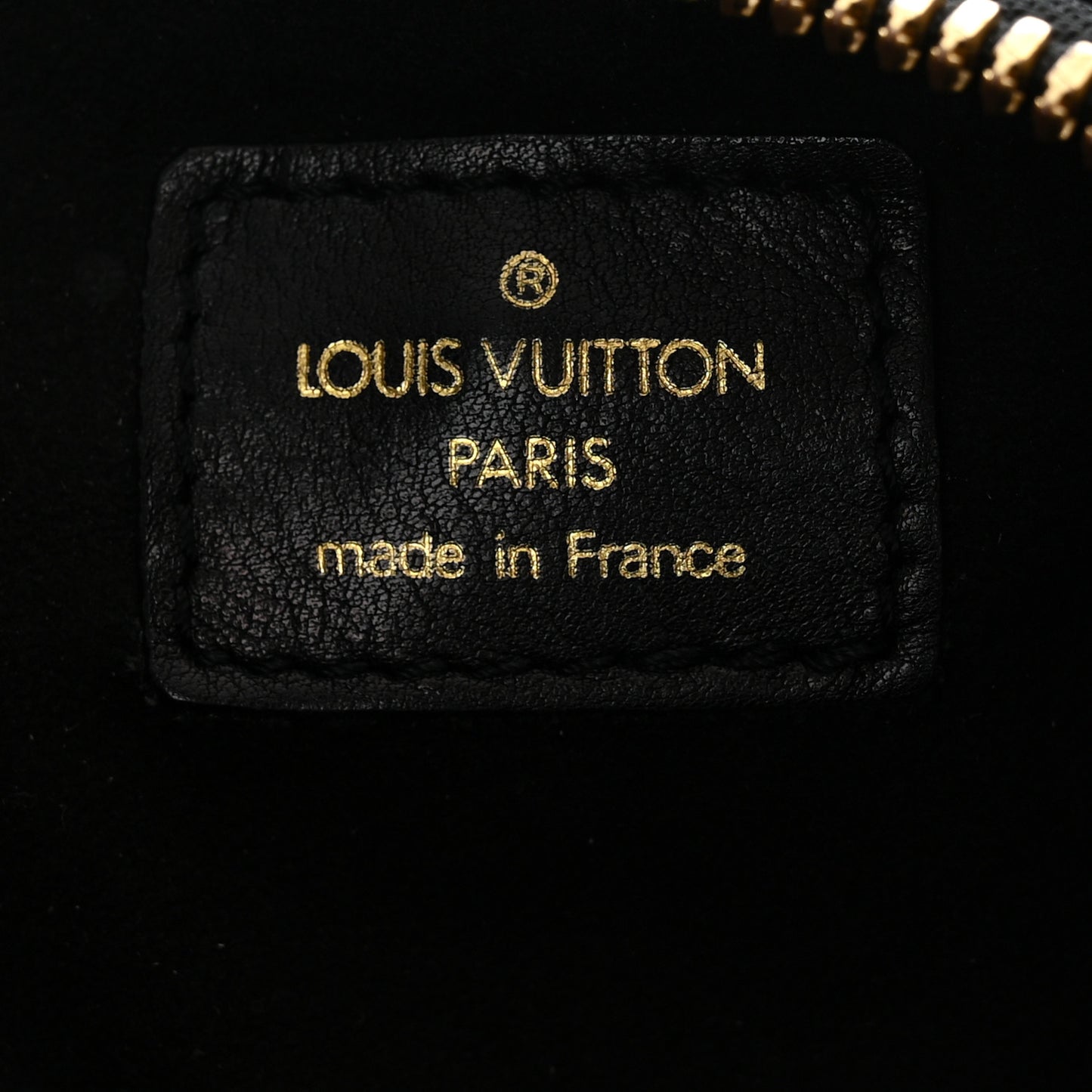 Cuir Embossed Monogram Stephen Bag Fauve