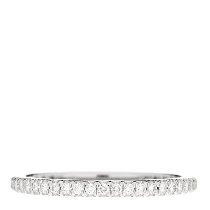 Tiffany Platinum Diamond .42ctw Soleste Eternity Band Ring 58 8.5 1 of 4