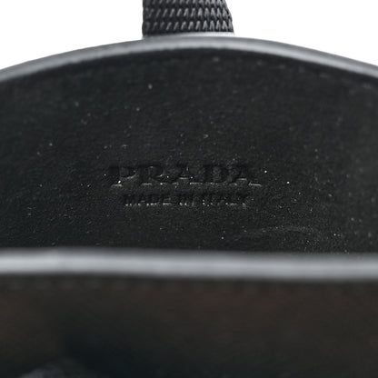 Prada Saffiano Lanyard Card Case Black 6 of 8