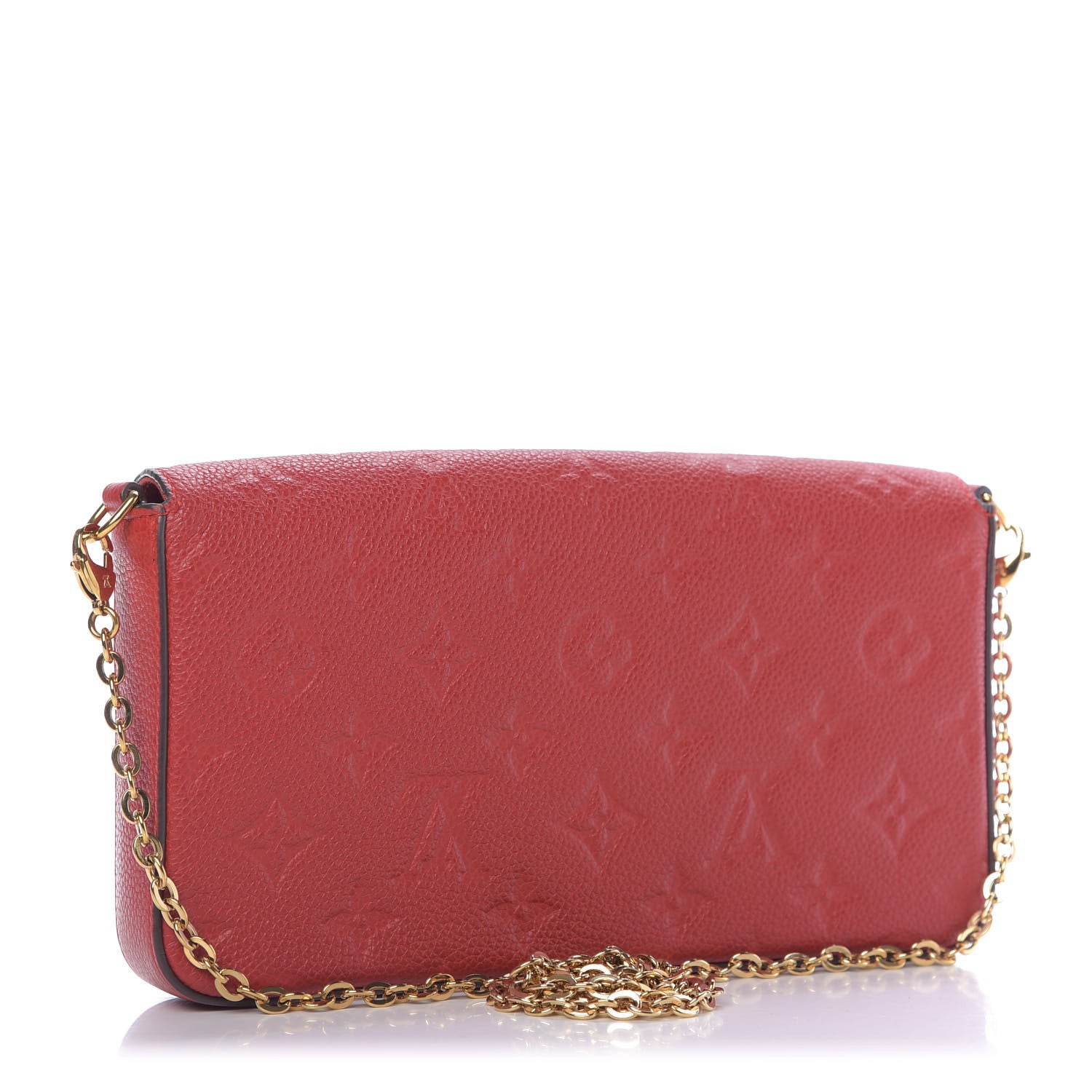 Louis Vuitton Empreinte Pochette Felicie Chain Wallet Cherry 3 of 9