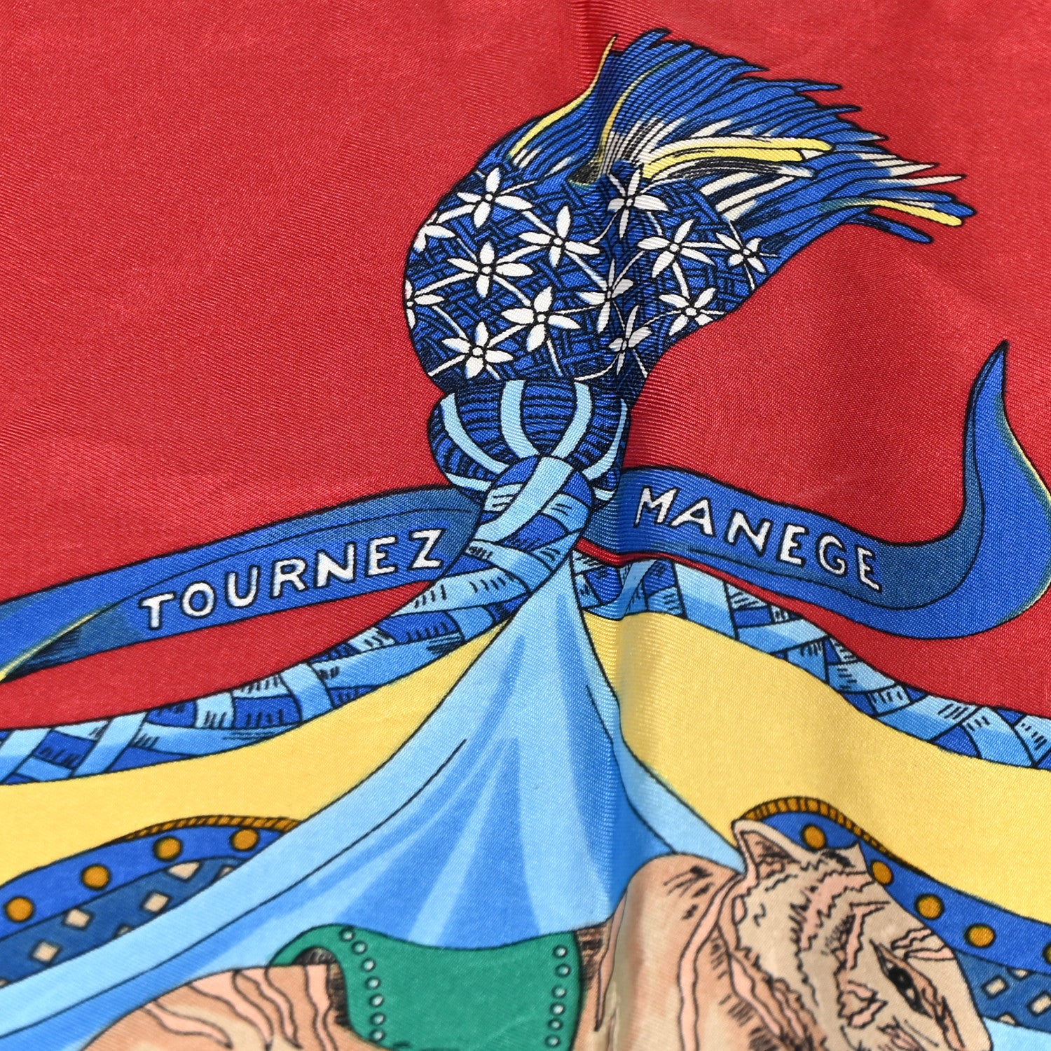 Hermes Silk Tournez Manege Scarf 90 3 of 9