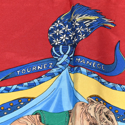 Hermes Silk Tournez Manege Scarf 90 3 of 9