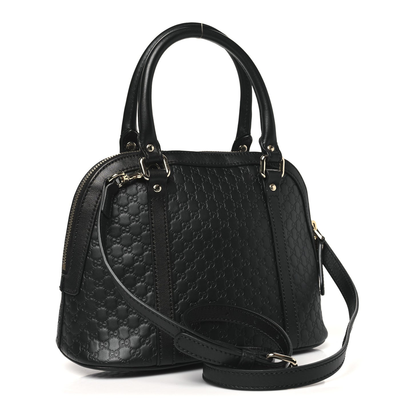 Microguccissima Mini Dome Bag Black
