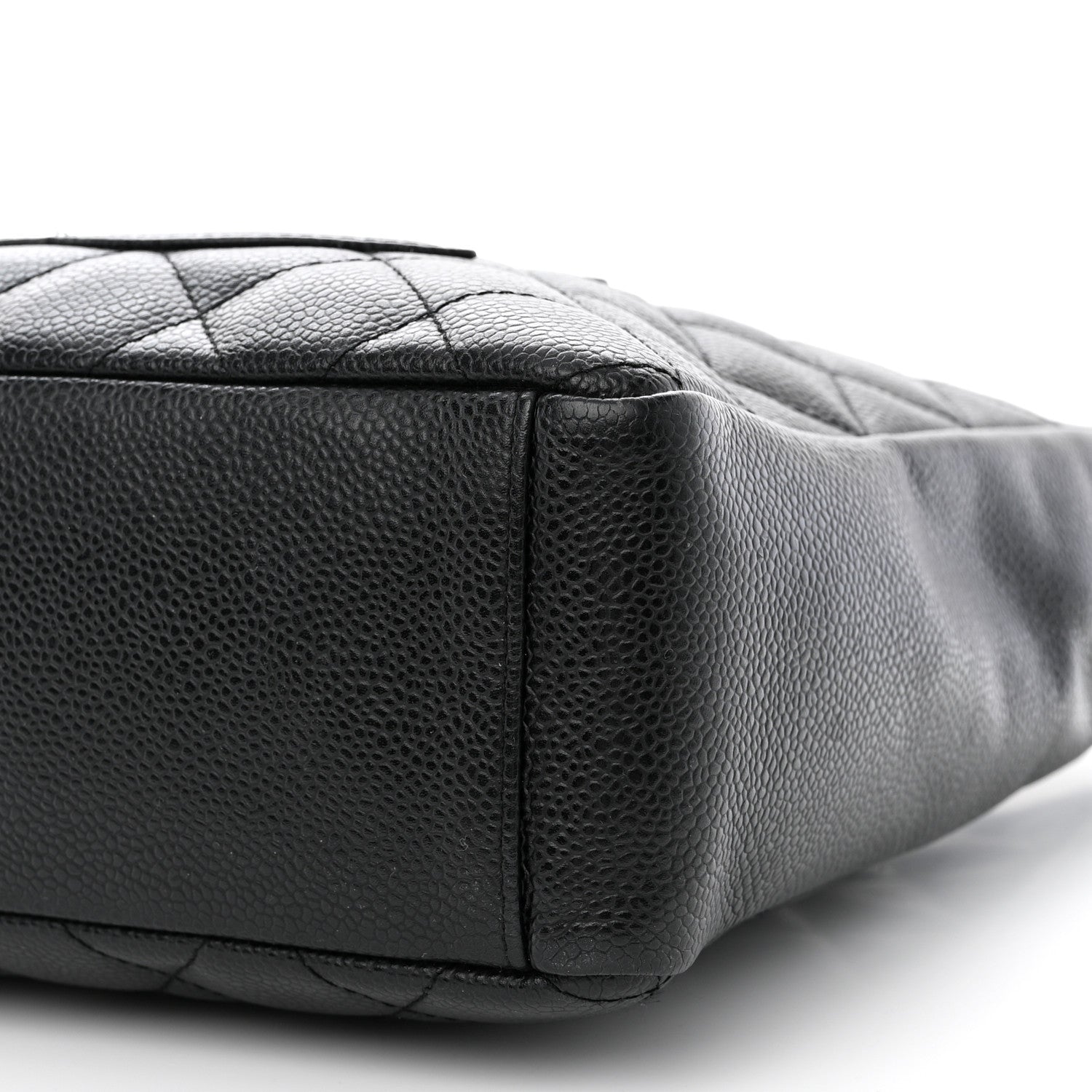 Chanel Caviar Quilted Petit Shopping Tote PST Black 11 of 13