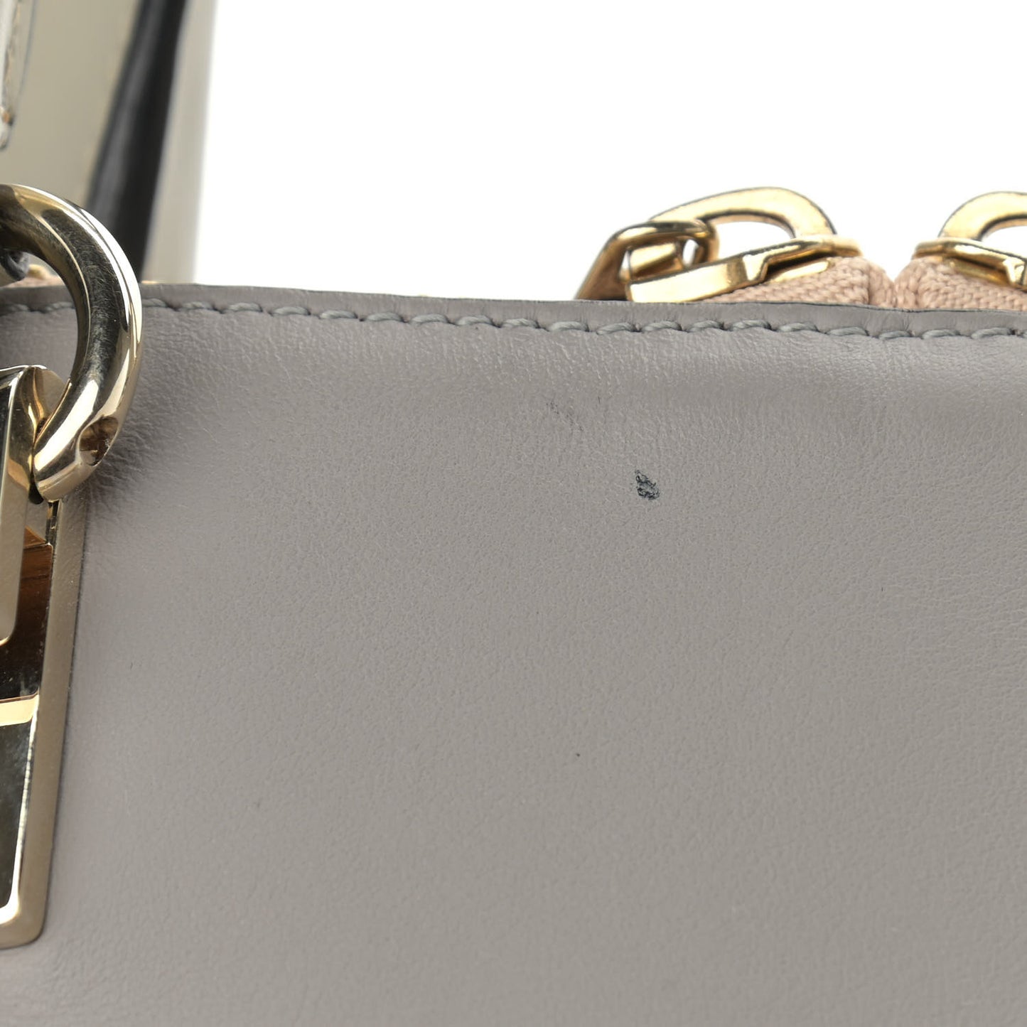 Smooth Calfskin Mini Baylee Tote Cashmere Grey