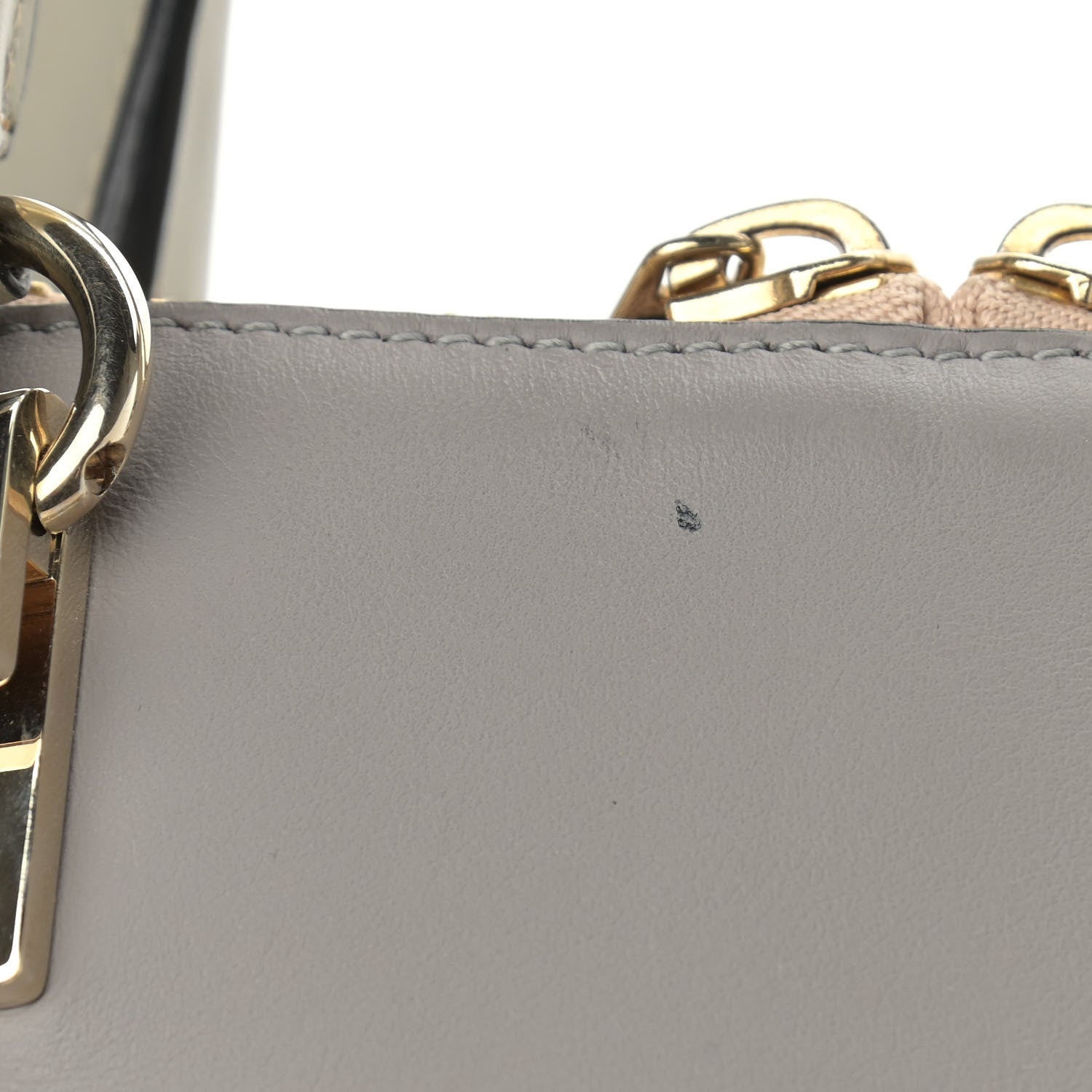 Chloe Smooth Calfskin Mini Baylee Tote Cashmere Grey 16 of 16
