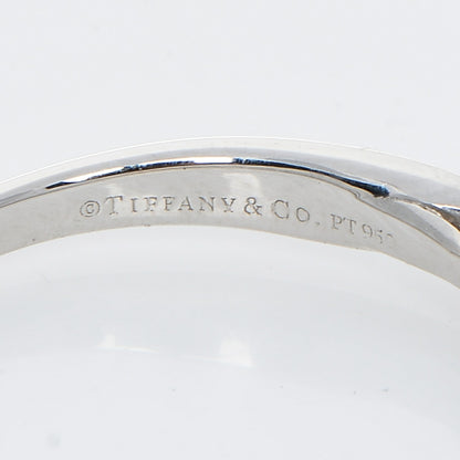 Tiffany Platinum Diamond Harmony Engagement Ring Wedding Band Set 63 10.25 9 of 10