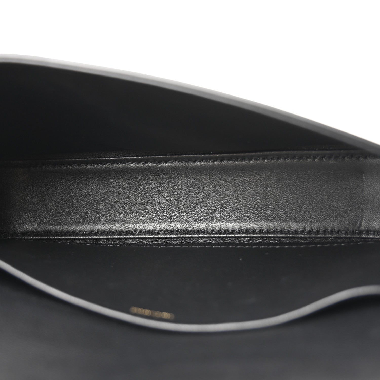 Celine Shiny Calfskin Triomphe Shoulder Bag Black 5 of 12
